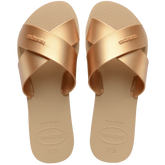 Women's Aqua Metallic Sandals