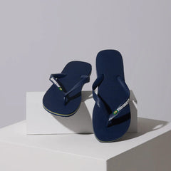Women's Brazil Logo Flip Flops