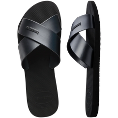 Women's Aqua Metallic Sandals